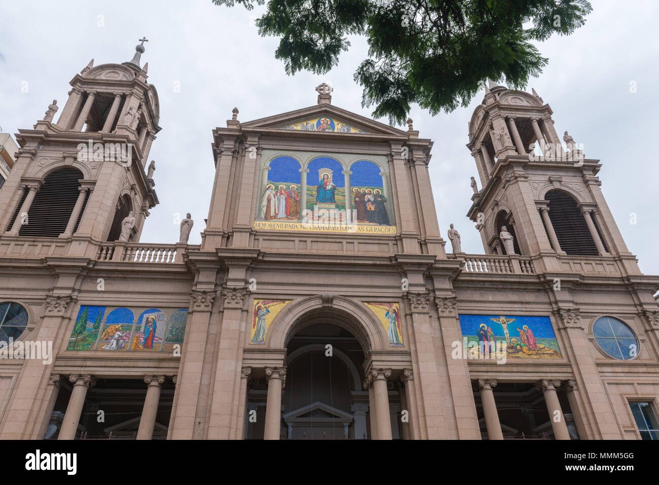 The city´s cathedral ' Catedral Metropolitana', Porto Alegre, Rio Grande do Sul, Brazil, Latin America Stock Photo