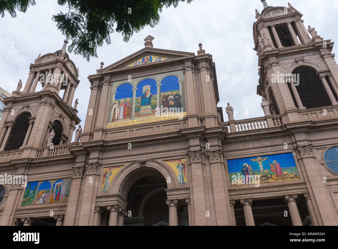 The city´s cathedral ' Catedral Metropolitana', Porto Alegre, Rio Grande do Sul, Brazil, Latin America Stock Photo