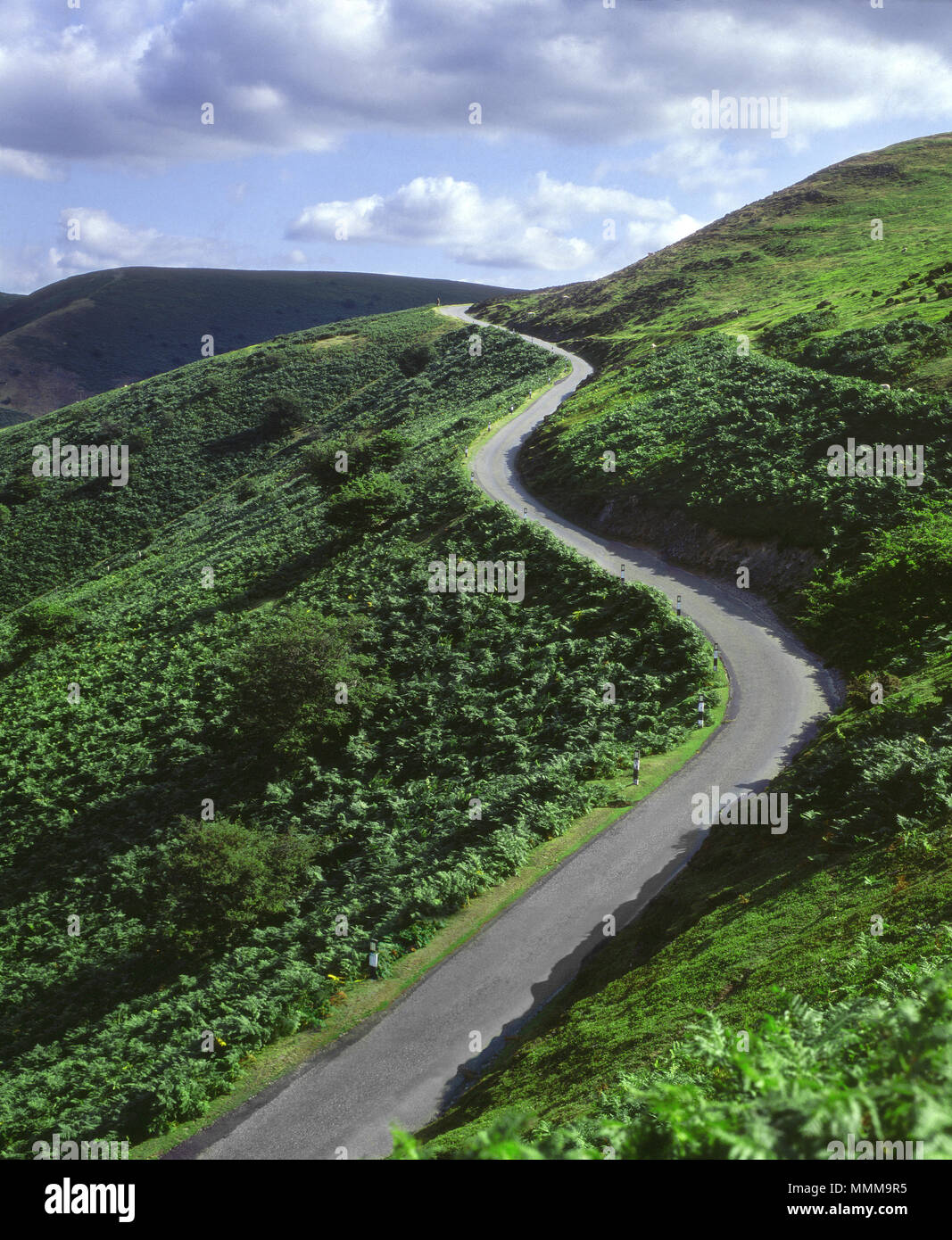 Moorland road with bends hires stock photography and images Alamy