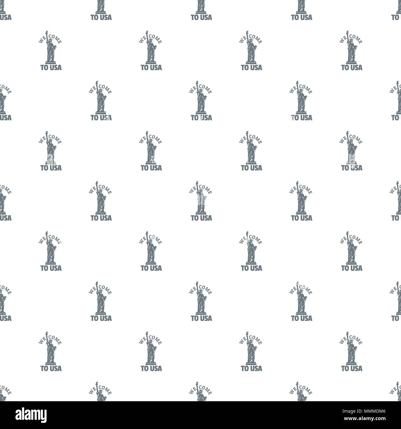 Freedom statue pattern vector seamless Stock Vector Image & Art - Alamy