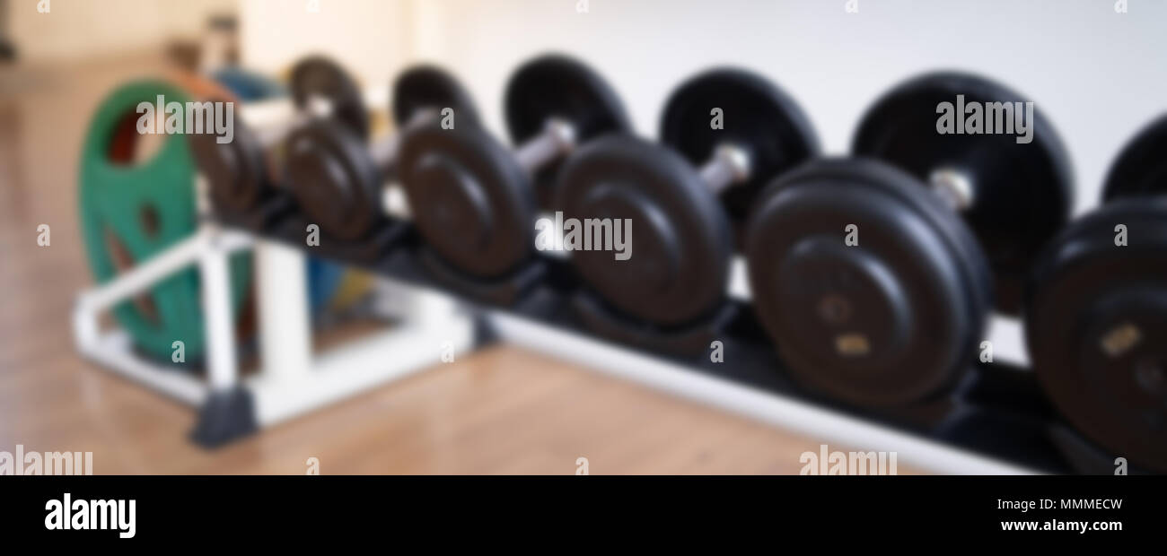 Blurred Of Fitness Gym Background For Banner Fitness Exercise