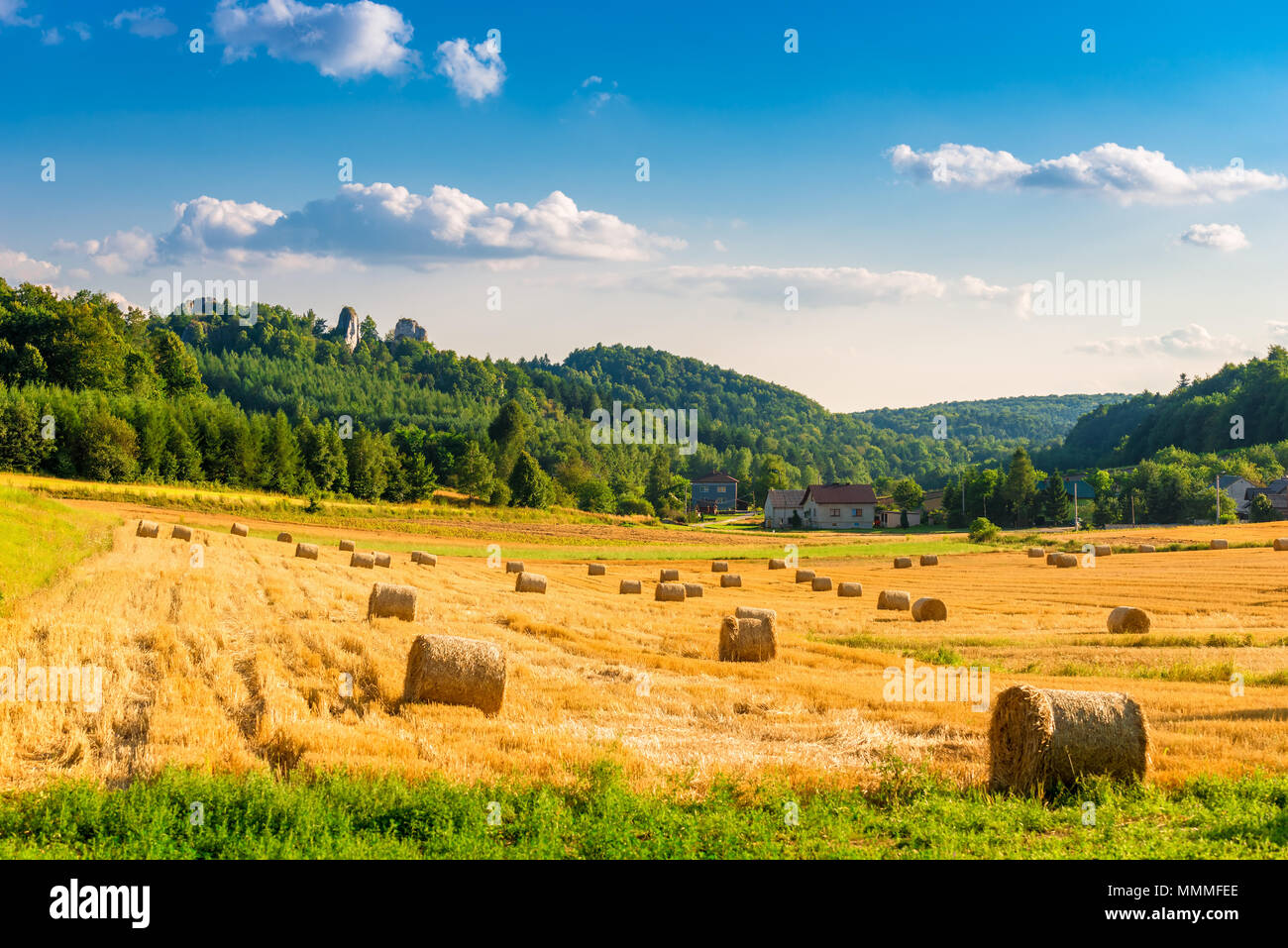 Field after harvesting stacks hi-res stock photography and images - Alamy