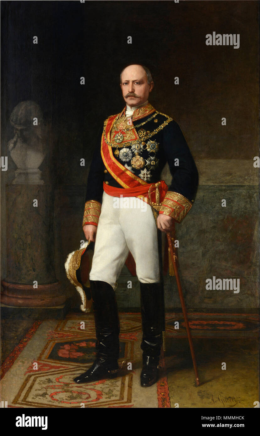 El capitán general Francisco Serrano, duque de la Torre Stock Photo