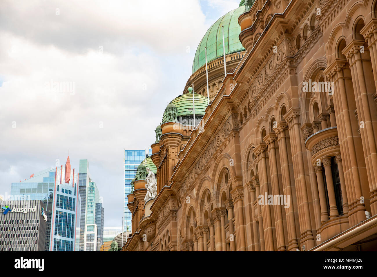 Queen Victoria Building shopping mall in George street, Sydney city centre,Australia Stock Photo