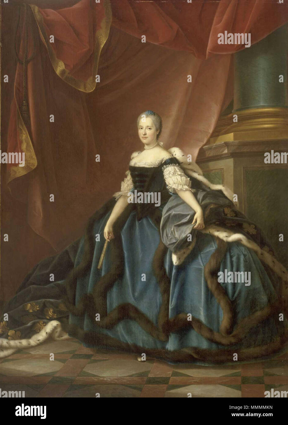 Portrait of Princess Maria Josepha of Saxony (17311767)), Dauphine of