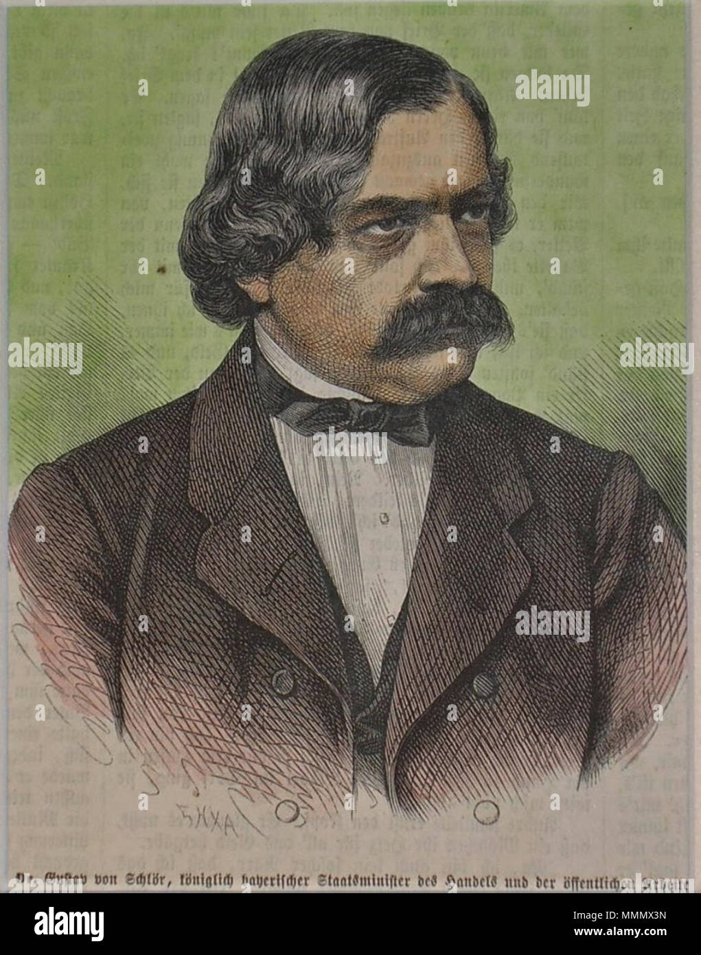 Gustav von Schlör 1869 Stock Photo Alamy