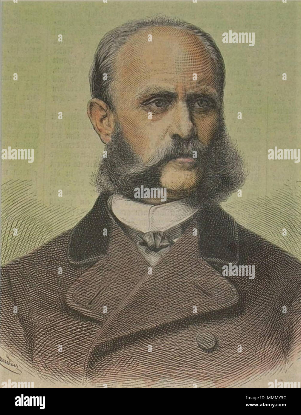 Karl von Hofmann (Präsident des deutschen Reichskanzleramts), 1876 Stock Photo