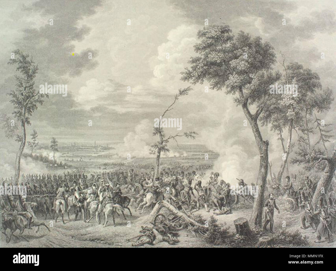 Battle of Hanau (October 30, 1813). The Campaign of Leipzig forced Napoleon  to retire to the west of the Rhine, in the course of which the French  defeated a force of