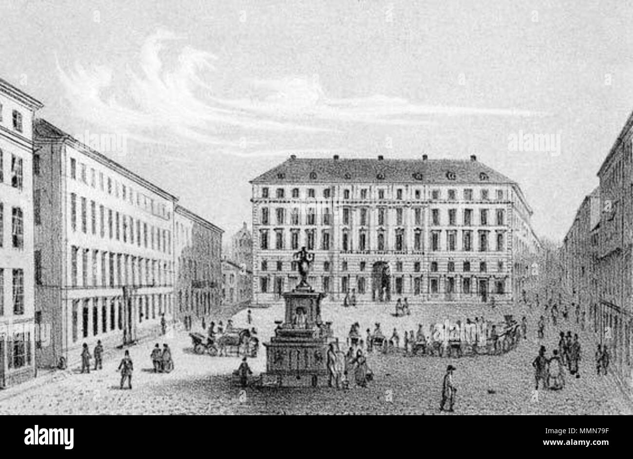 The Stockholm School of Economics in Stockholm,Sweden Stock Photo