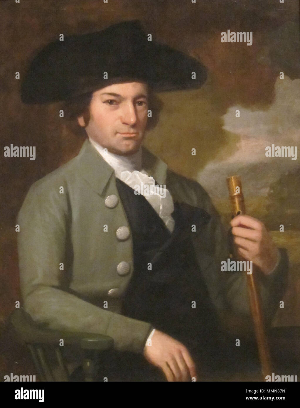 . English: Jacob Isaacs, oil on canvas painting by Ralph Earl, 1788, Dayton Art Institute  . 1788.   Ralph Earl  (1751–1801)    Description American painter  Date of birth/death 11 May 1751 16 August 1801  Location of birth/death Shrewsbury (Massachusetts) Bolton (Connecticut)  Work location Massachusetts, Connecticut, London  Authority control  : Q1350959 VIAF:?13108966 ISNI:?0000 0000 6675 1772 ULAN:?500116241 LCCN:?n91001028 WGA:?EARL, Ralph WorldCat 'Jacob Isaacs' by Ralph Earl, Dayton Art Institute Stock Photo
