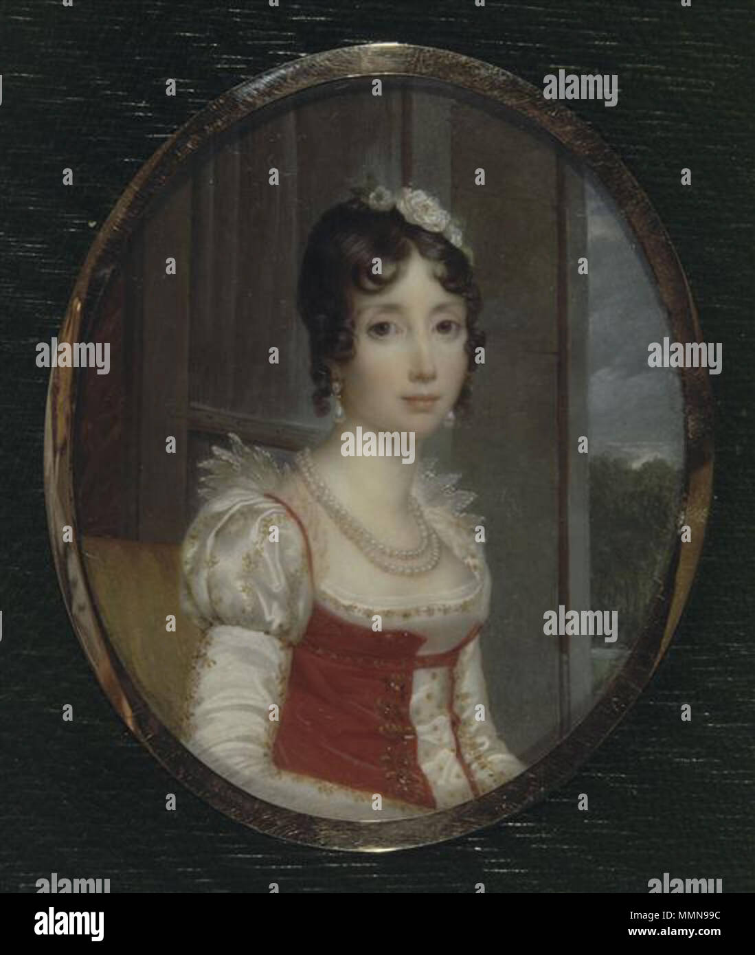. Portrait of Julie Clary (1771-1845)  . 19th century. 03-008755 Stock Photo