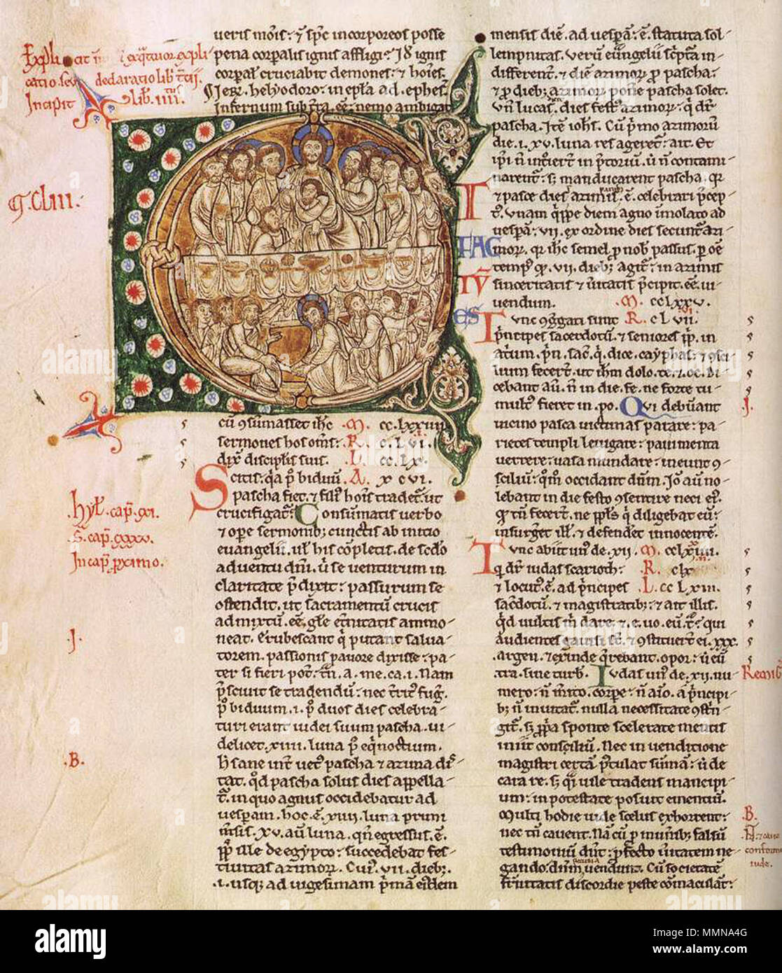 GospelHarmony. circa 1175. 12thcentury painters GospelHarmony