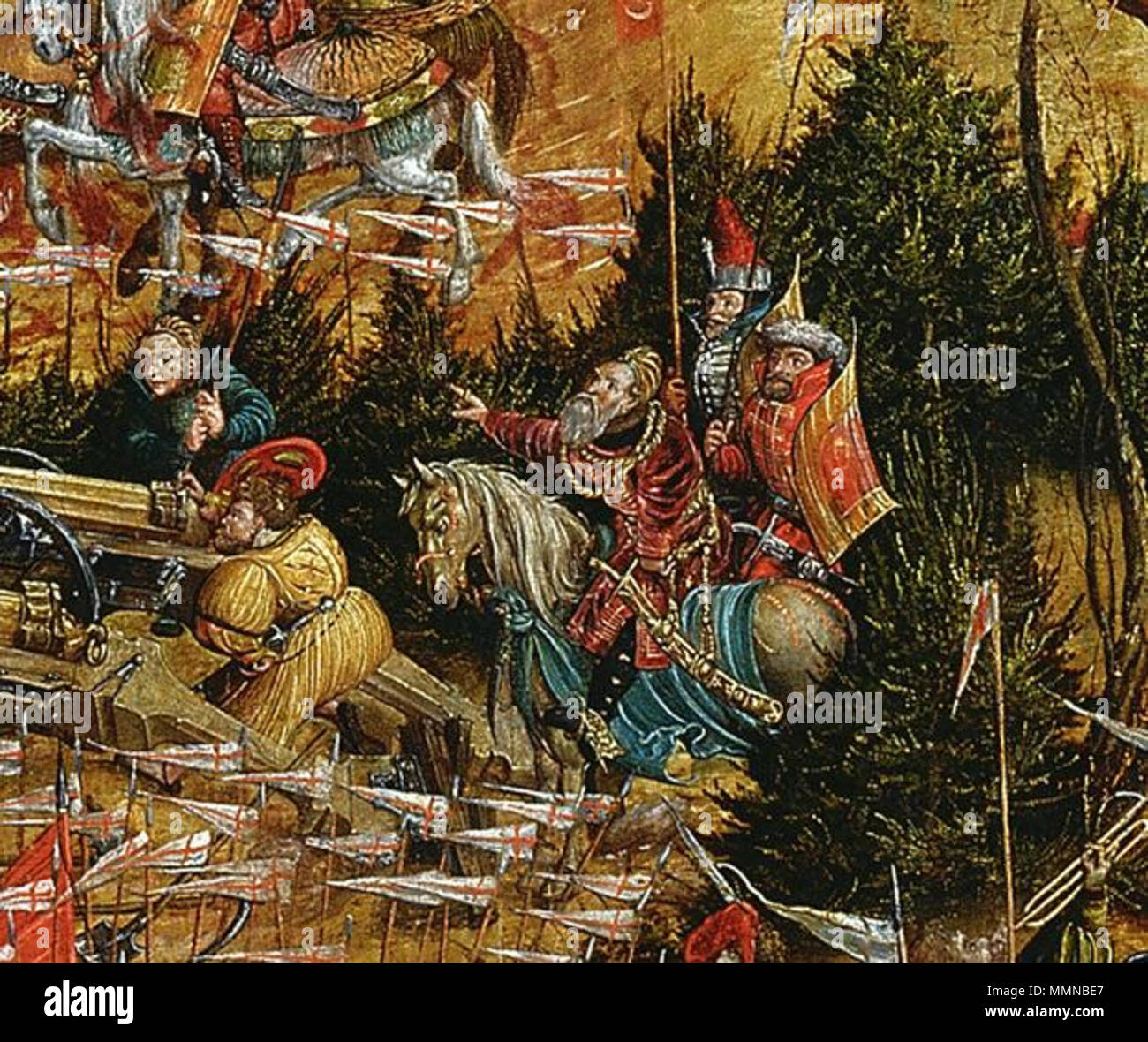 Battle of Orsha (detail).. circa 1524-1530. Krell Battle of Orsha ...
