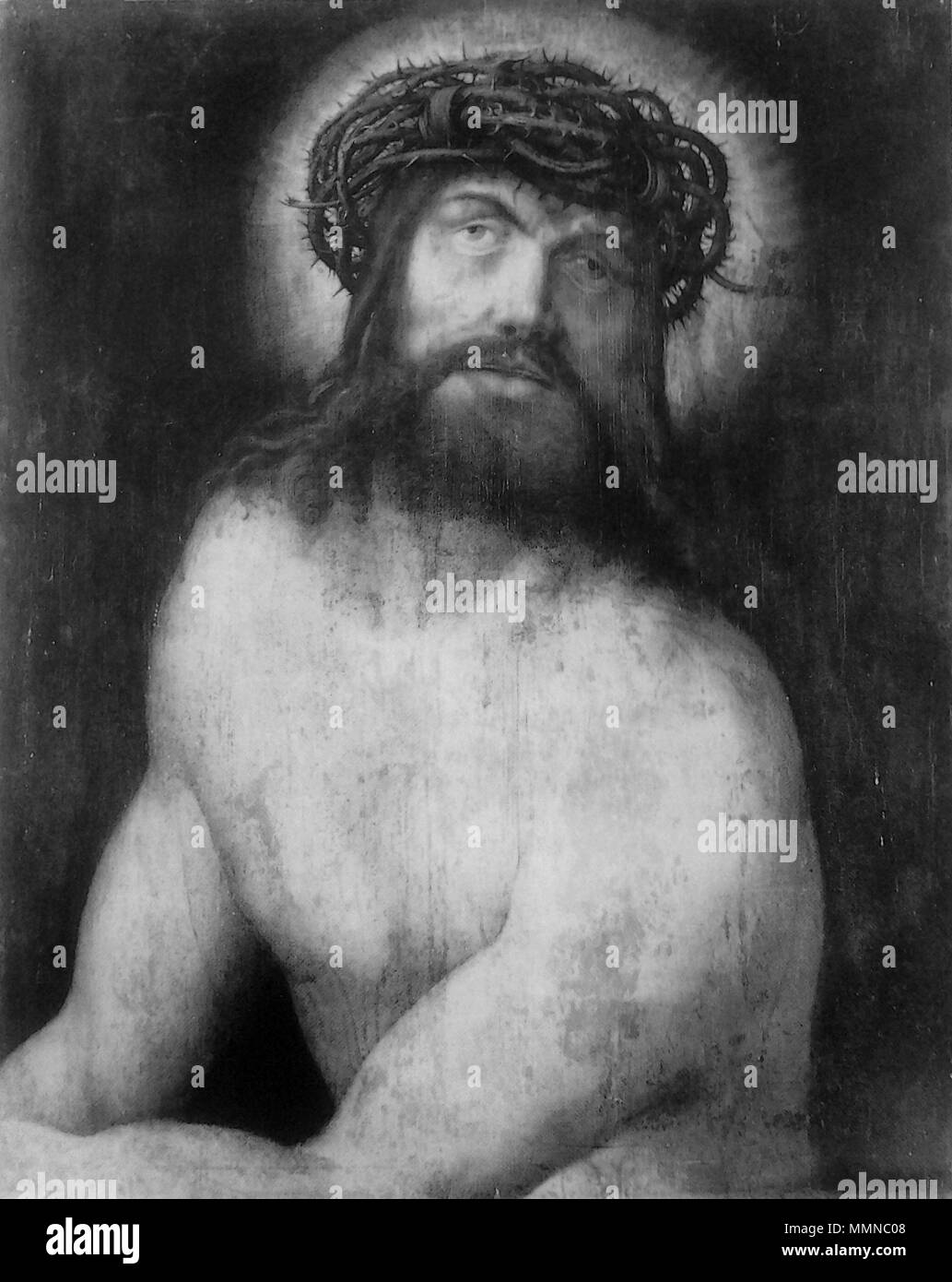 Man of Sorrows (Vir dolorum).. second half of 16th century. Hoffmann Man of Sorrows Stock Photo