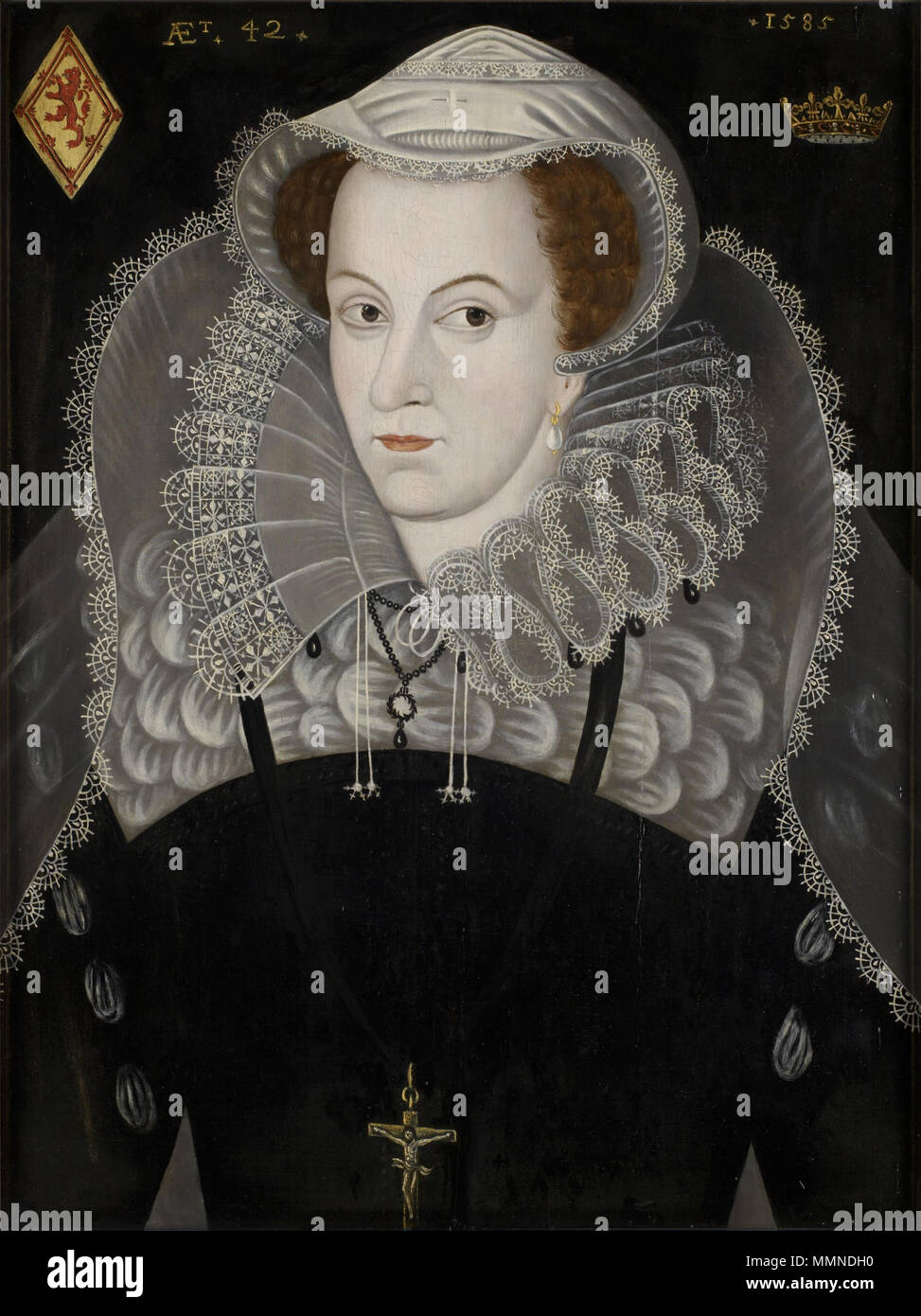 Portrait Of Mary Queen Of Scots 1542 1587 Between Circa 1600 And 