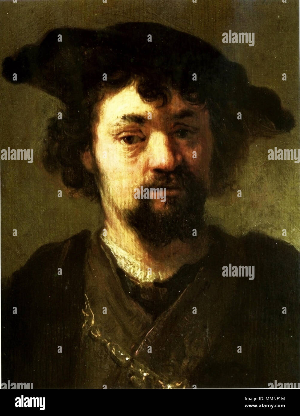 Renaissance portrait in rembrandt style hi-res stock photography and ...