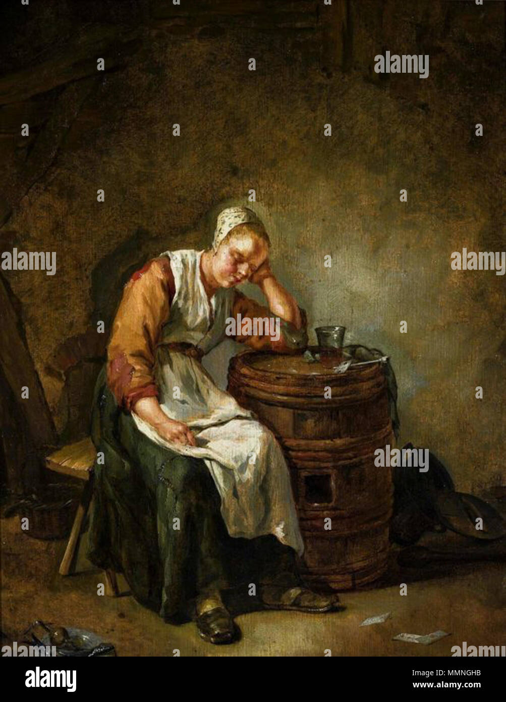 17th century woman painting hi-res stock photography and images - Alamy