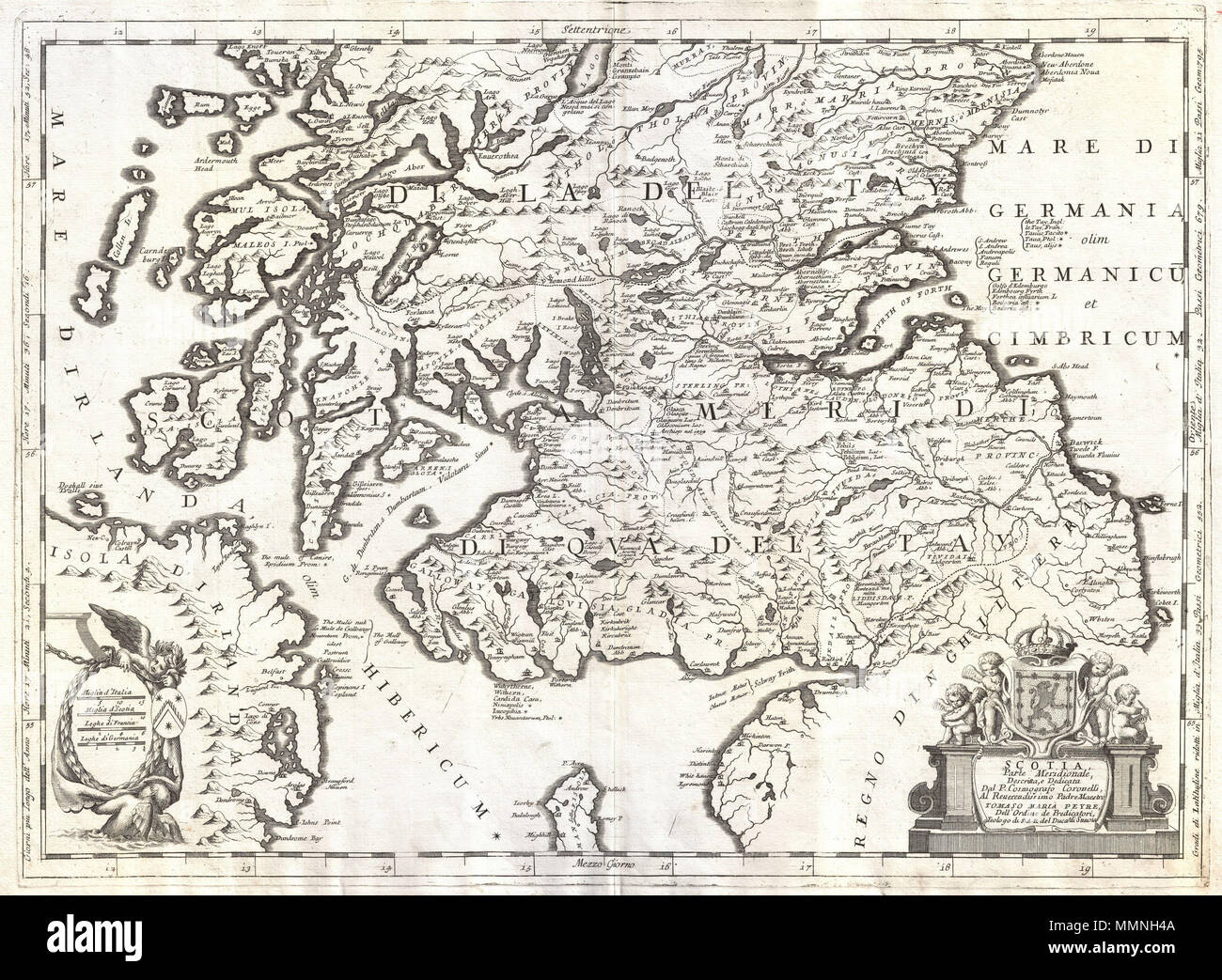 Large Detailed Map Of Scotland With Relief Roads Major