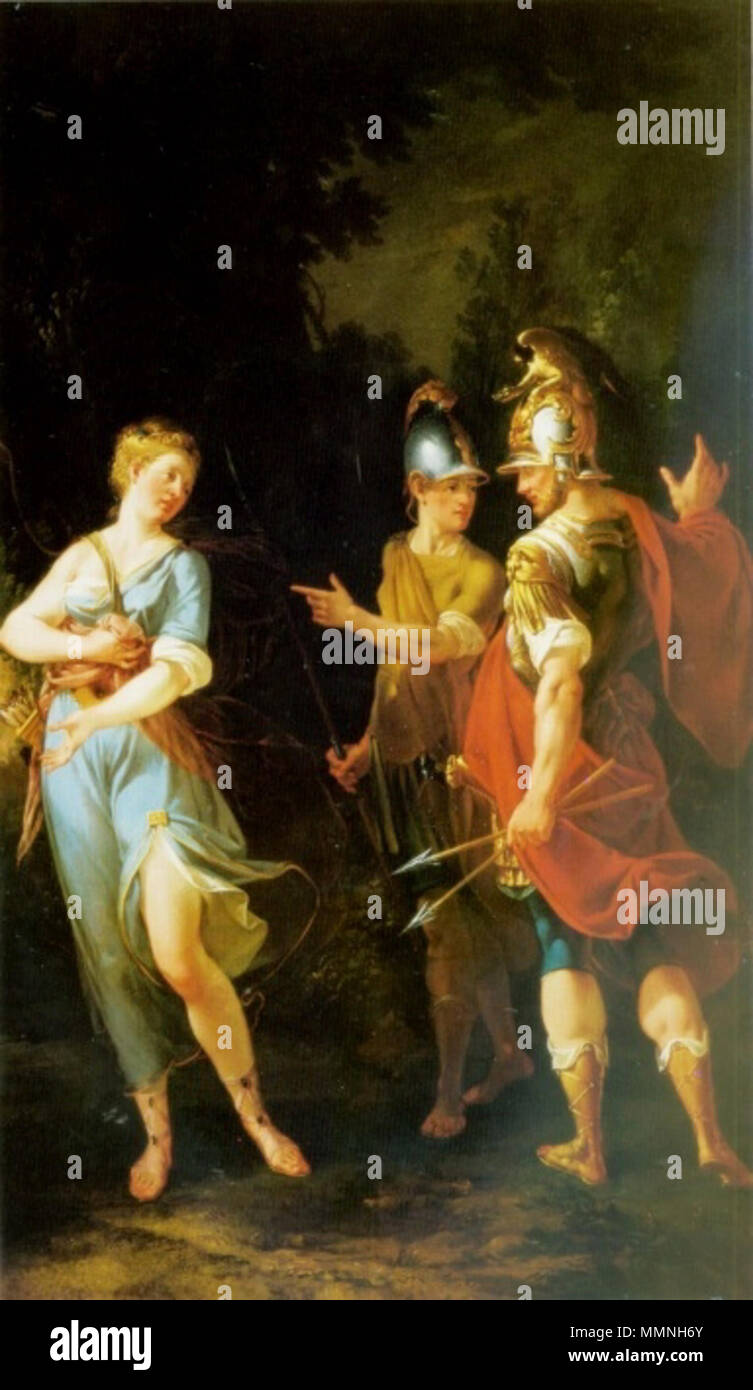 Venus appearing to Aeneas and Achates.. turn of the 17/18th century