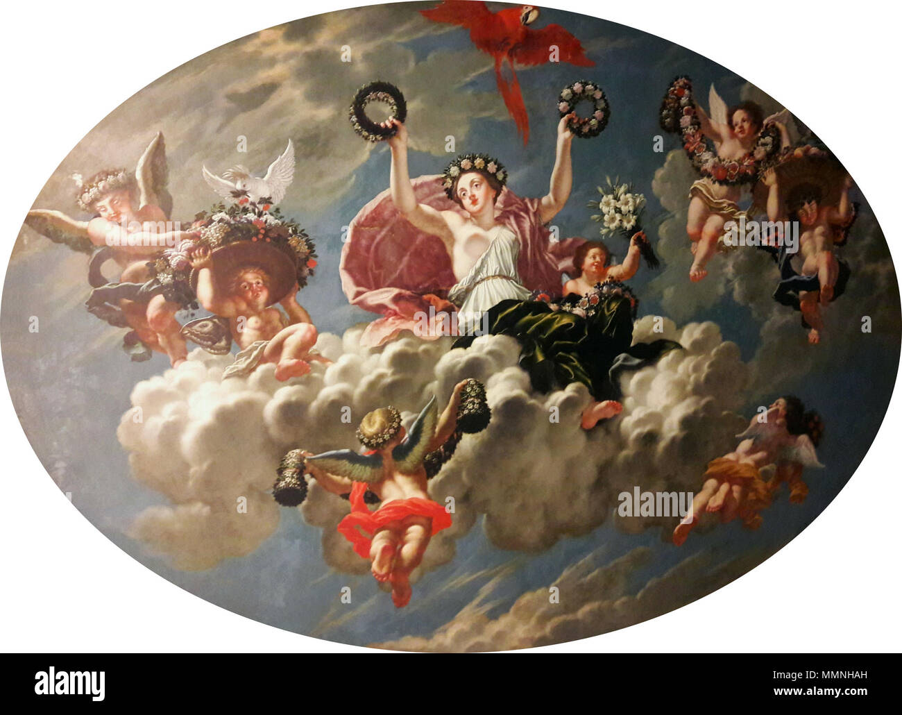 Teresa Kunegunda Sobieska as Flora.. between 1695 and 1700. Werner