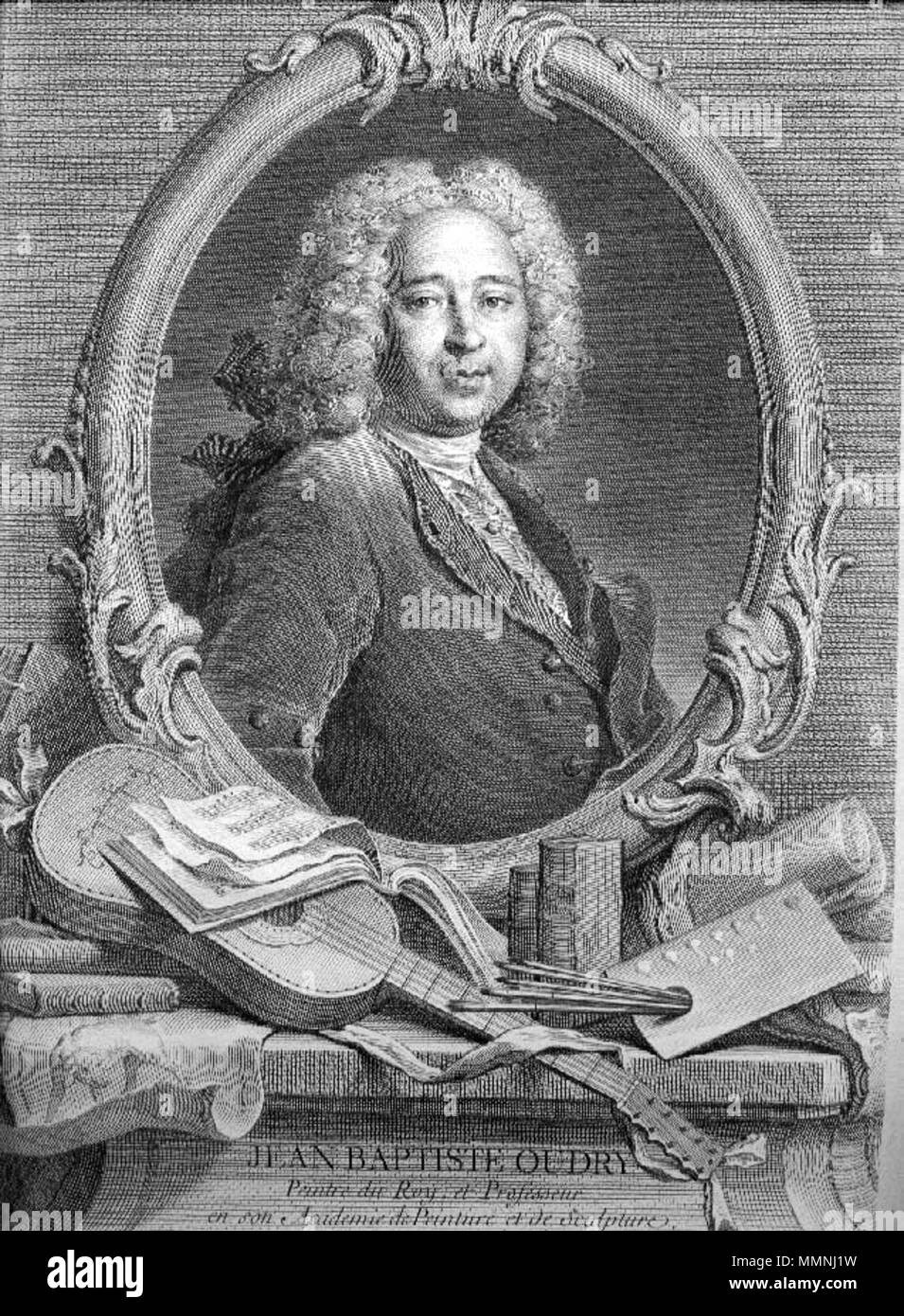 . Portrait of JeanBaptiste Oudry (16861755), French painter and