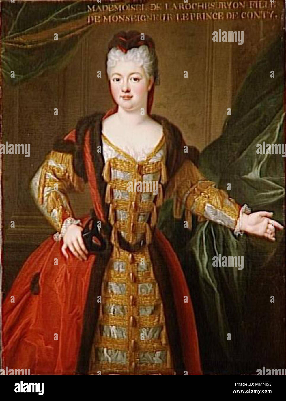 Louise Adélaïde de Bourbon, known as Mademoiselle de La Roche-sur-Yon,  Pierre Gobert Stock Photo - Alamy