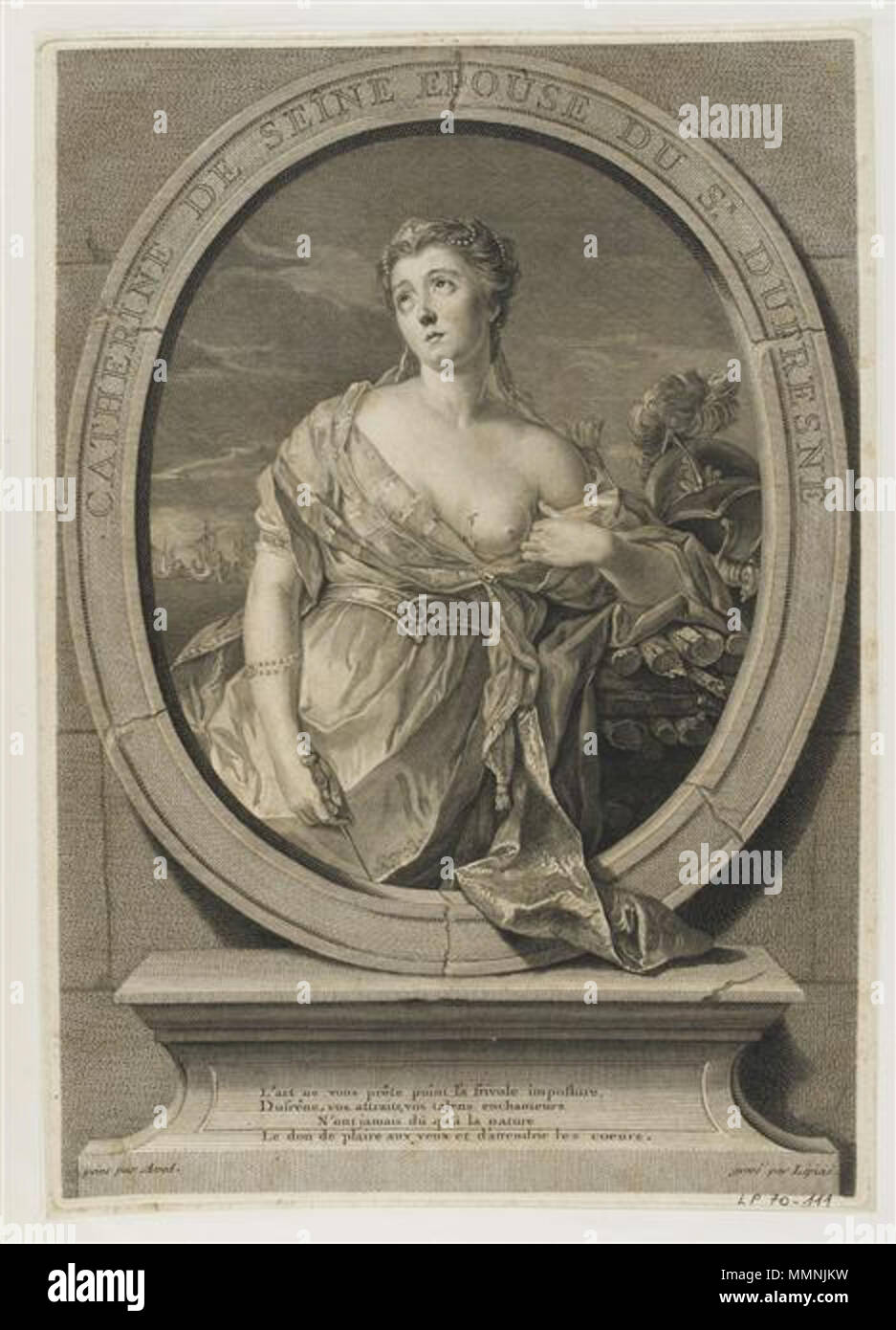 Madame QuinaultDufresne by FrançoisBernard Lépicié Stock Photo Alamy