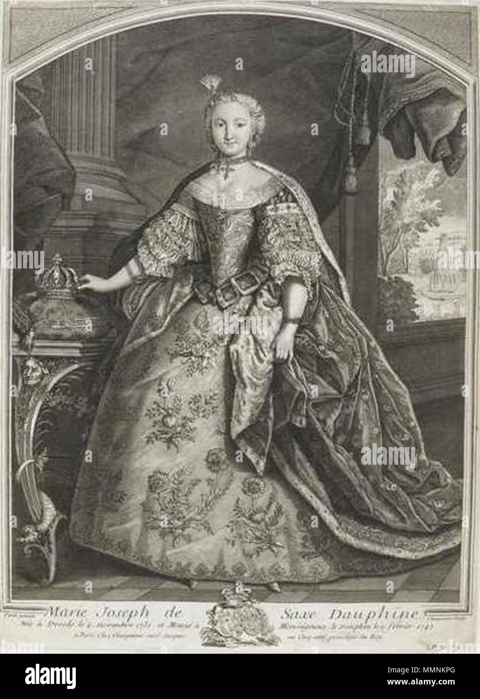 Princess Marie Josèphe of Saxony (17311767), Dauphine of France by