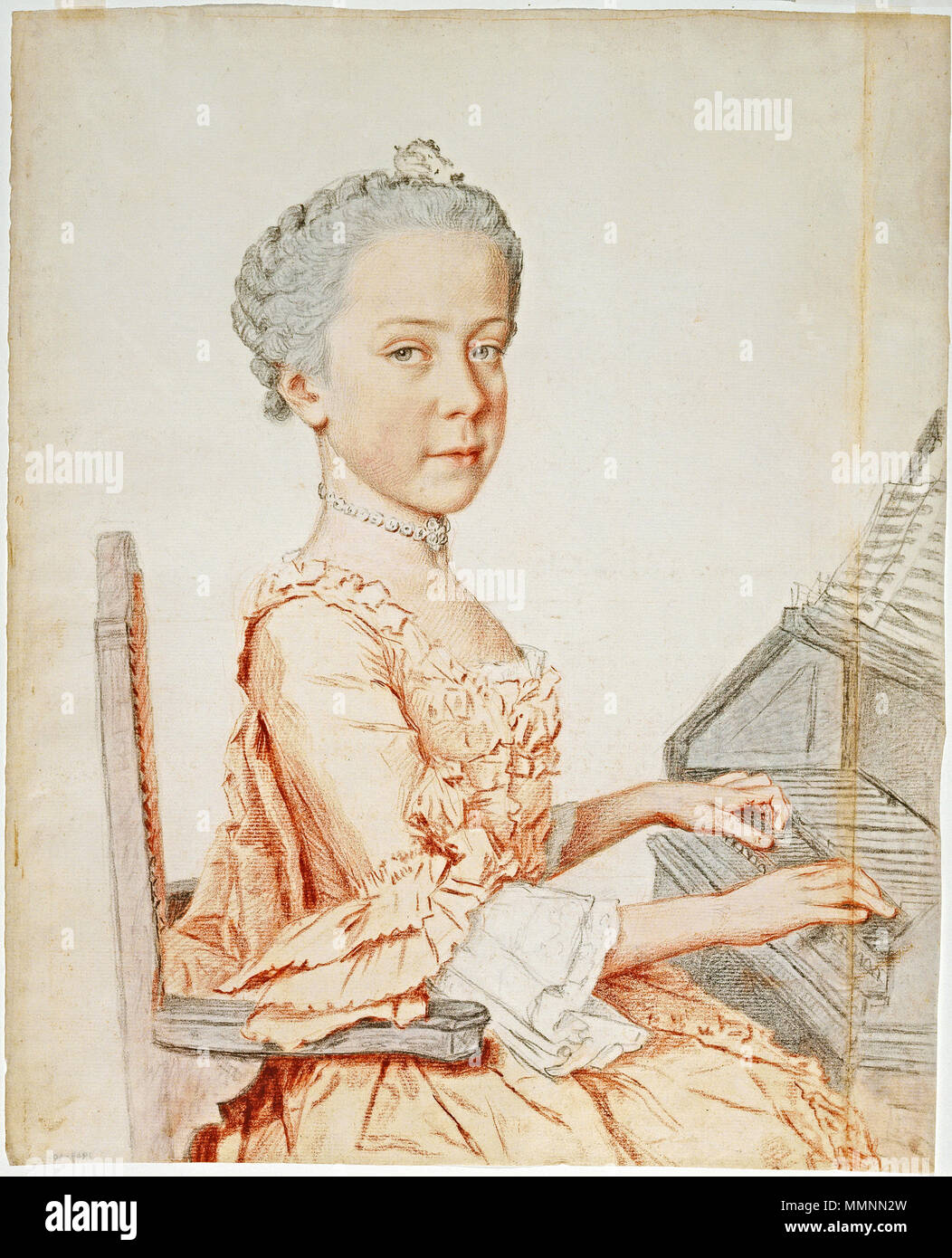 Portrait of Archduchess Maria Josepha of Austria (17511767). 1762