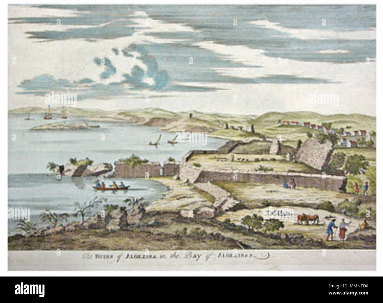 . English Maps of Algeciras around the time of the 13th siege in the