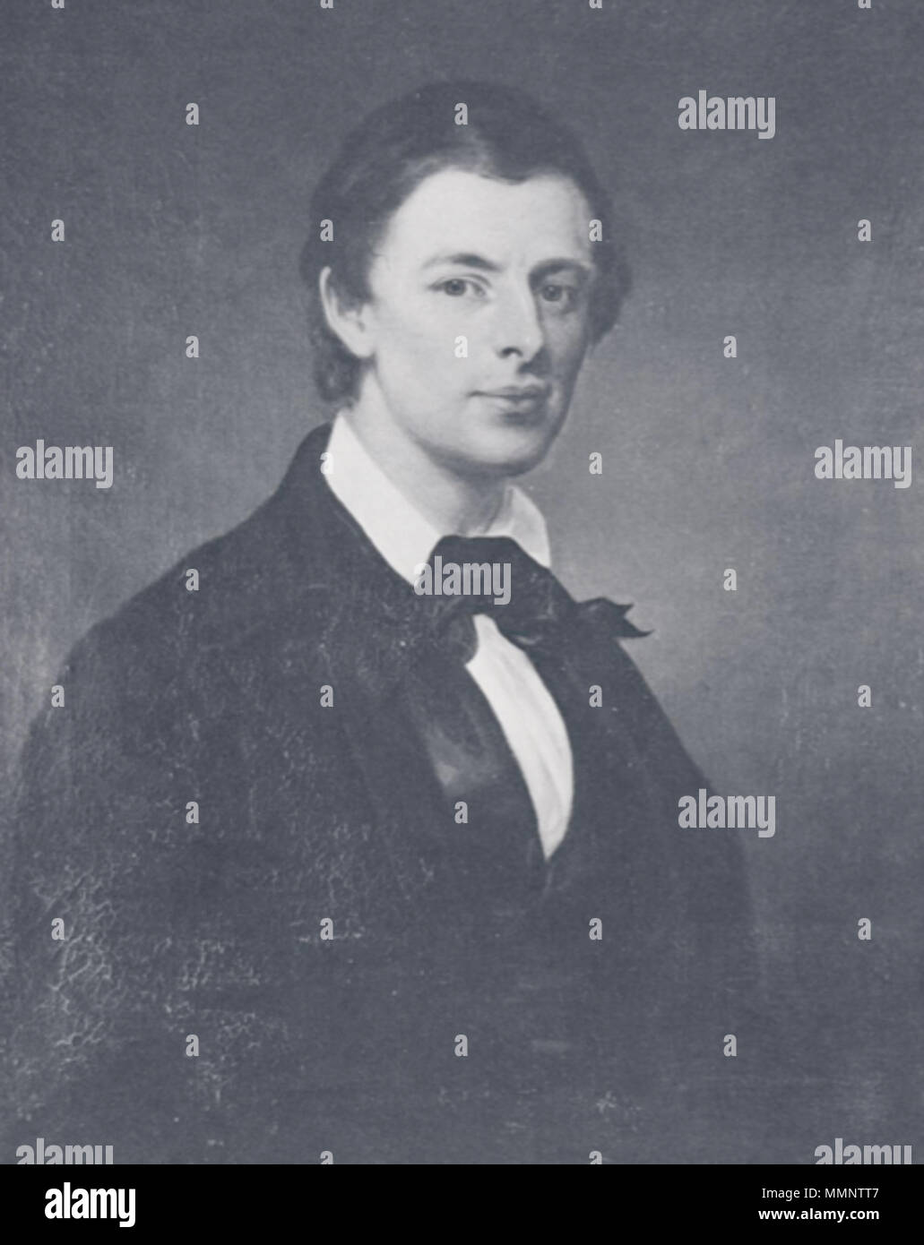 . Portrait of John Banvard, 1849, by Anna Mary Howitt 7 1849 JohnBanvard byHowitt Stock Photo
