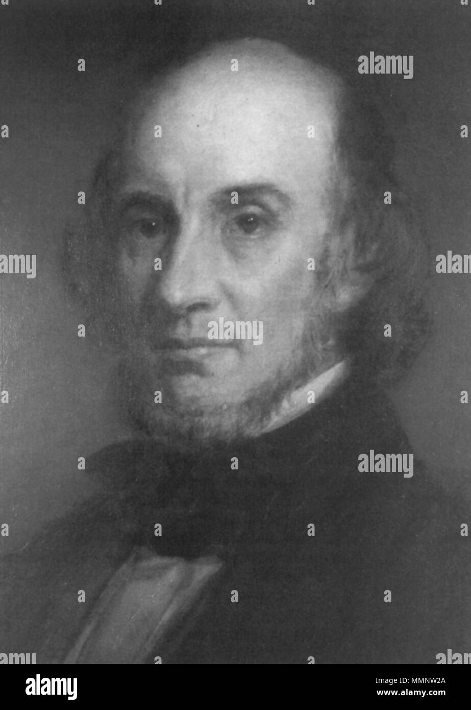 . Portrait of Charles Storrow 8 1854 Charles Storer Storrow by Joseph Ames Stock Photo