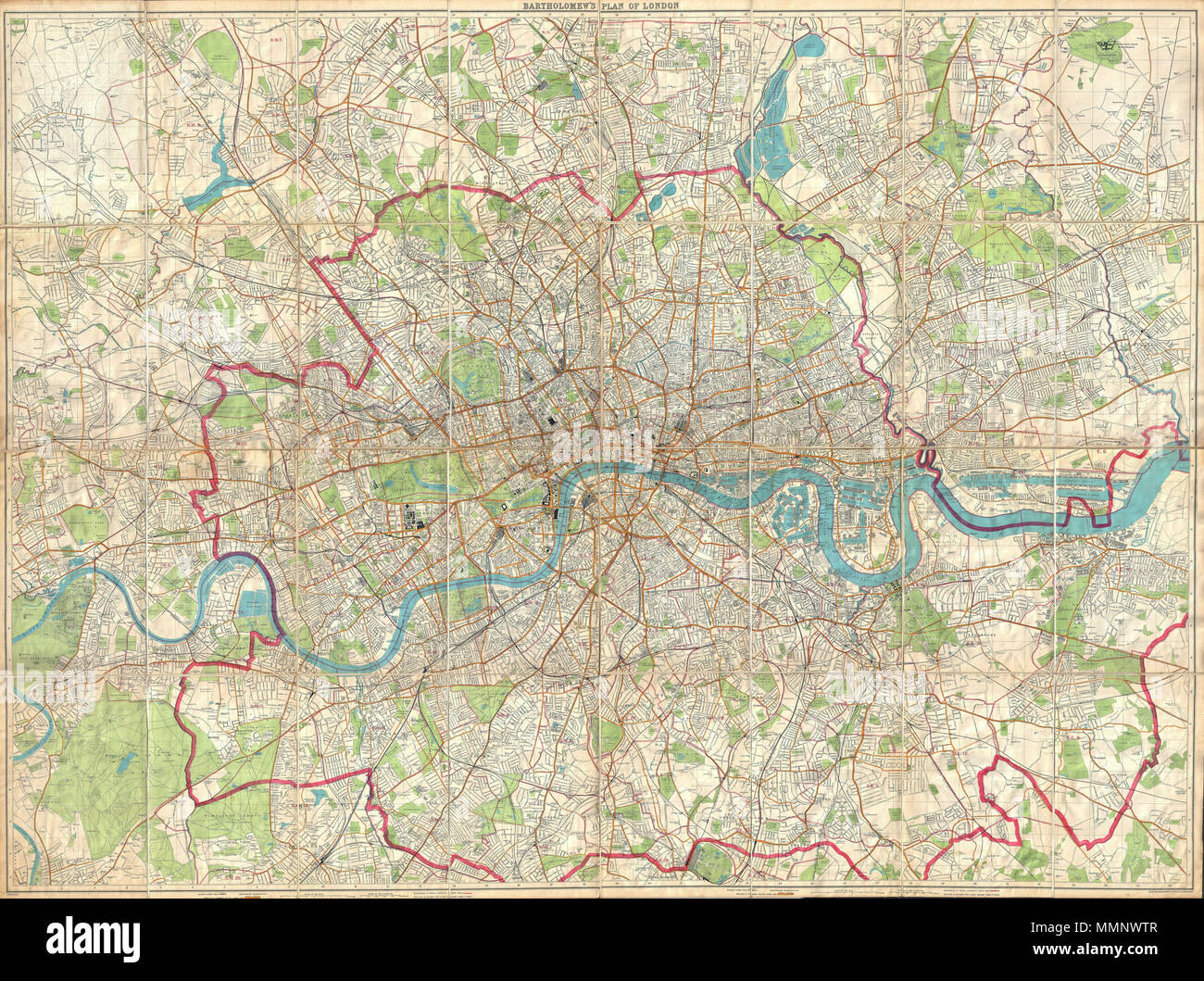 City of london map 19th century hi-res stock photography and images - Alamy