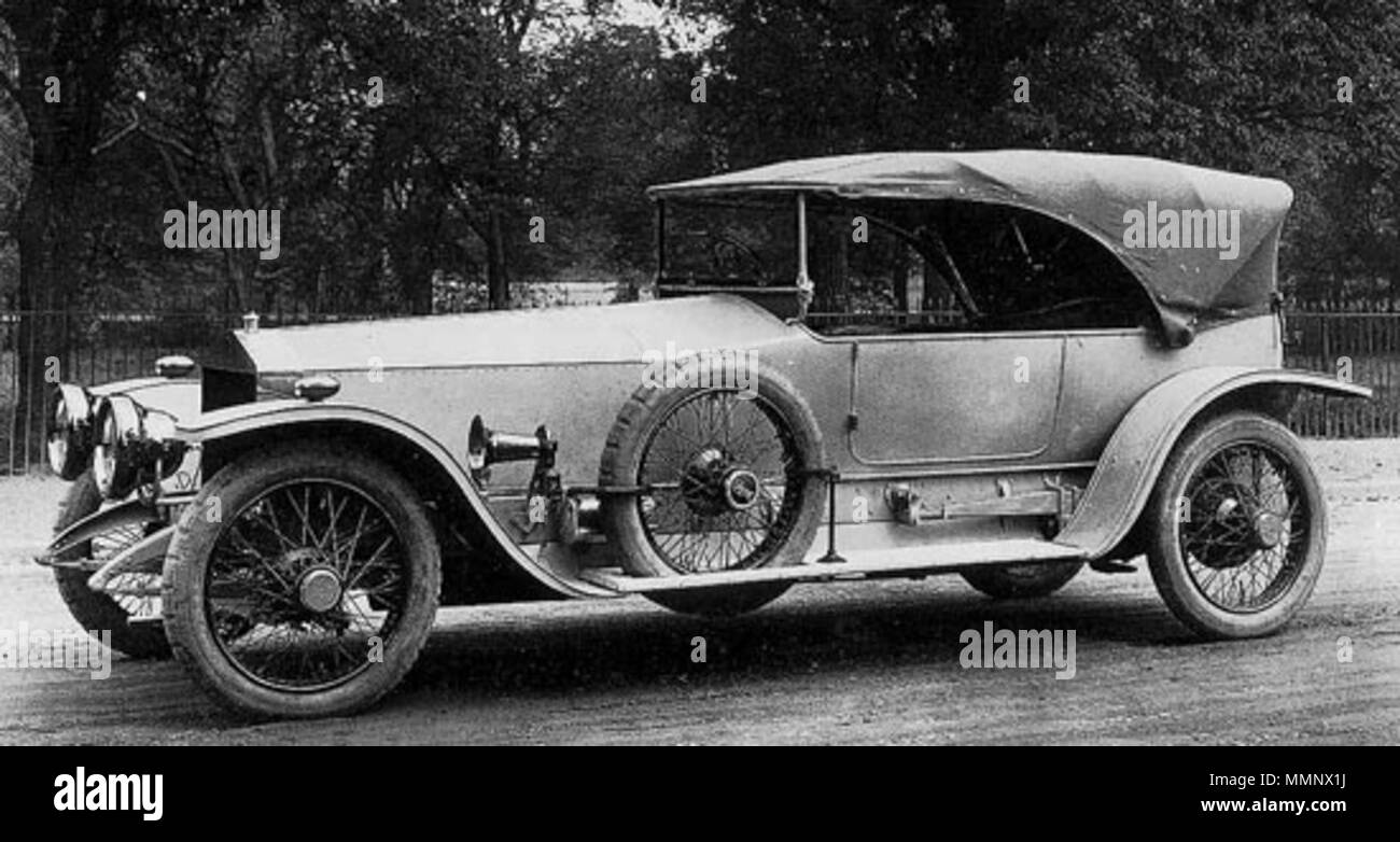 . Rolls-Royce 40/45 H.P. ('Silver Ghost'), Chassis #2484, with Tourer coachwork by Cann Ltd. (1913).  . Início do século XX - 1908. Unknown 12 1913 Rolls-Royce Silver Ghost 2-door open tourer Stock Photo