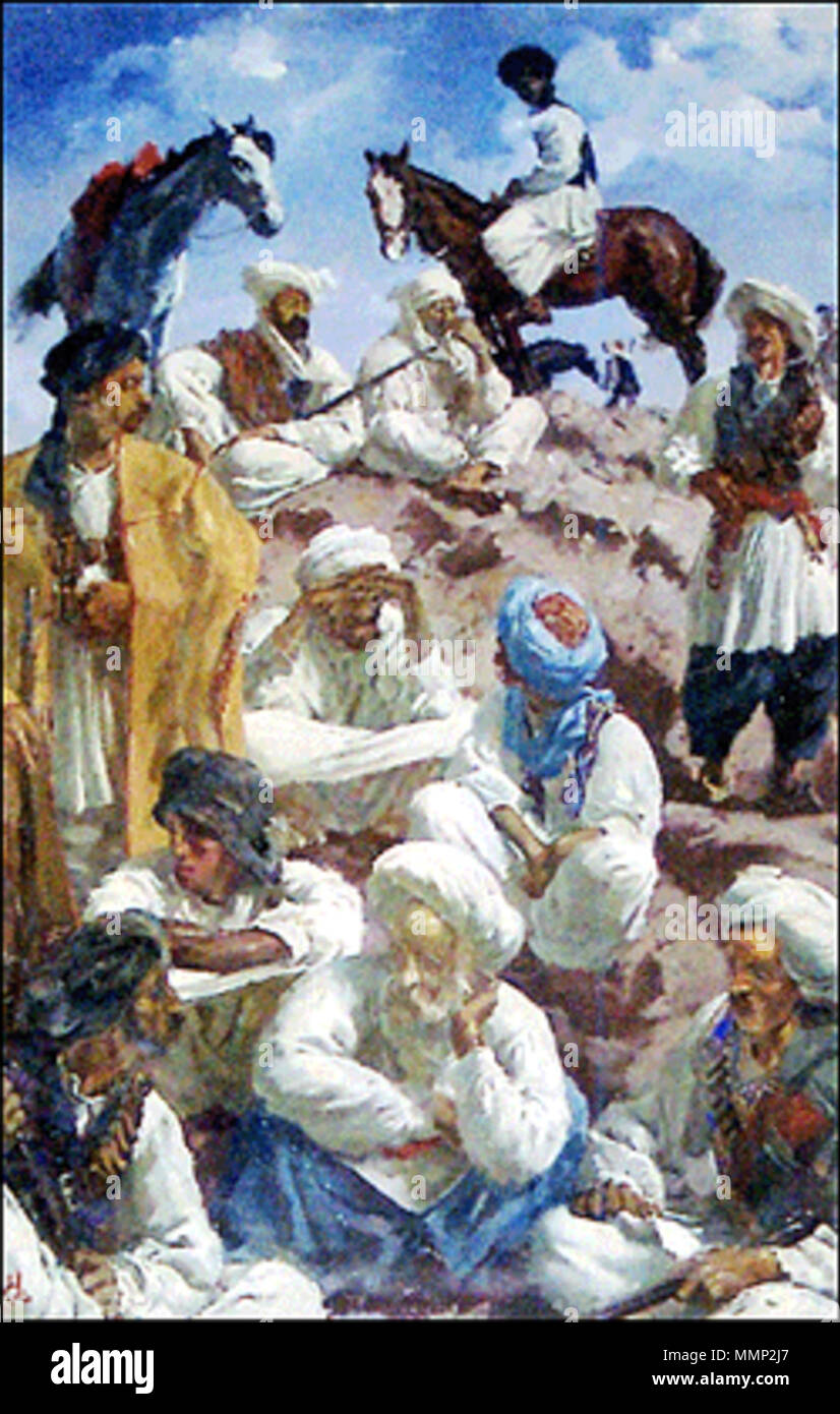 . English: Afghans, a painting by Alexandre Iacovleff 36 Alexander ...