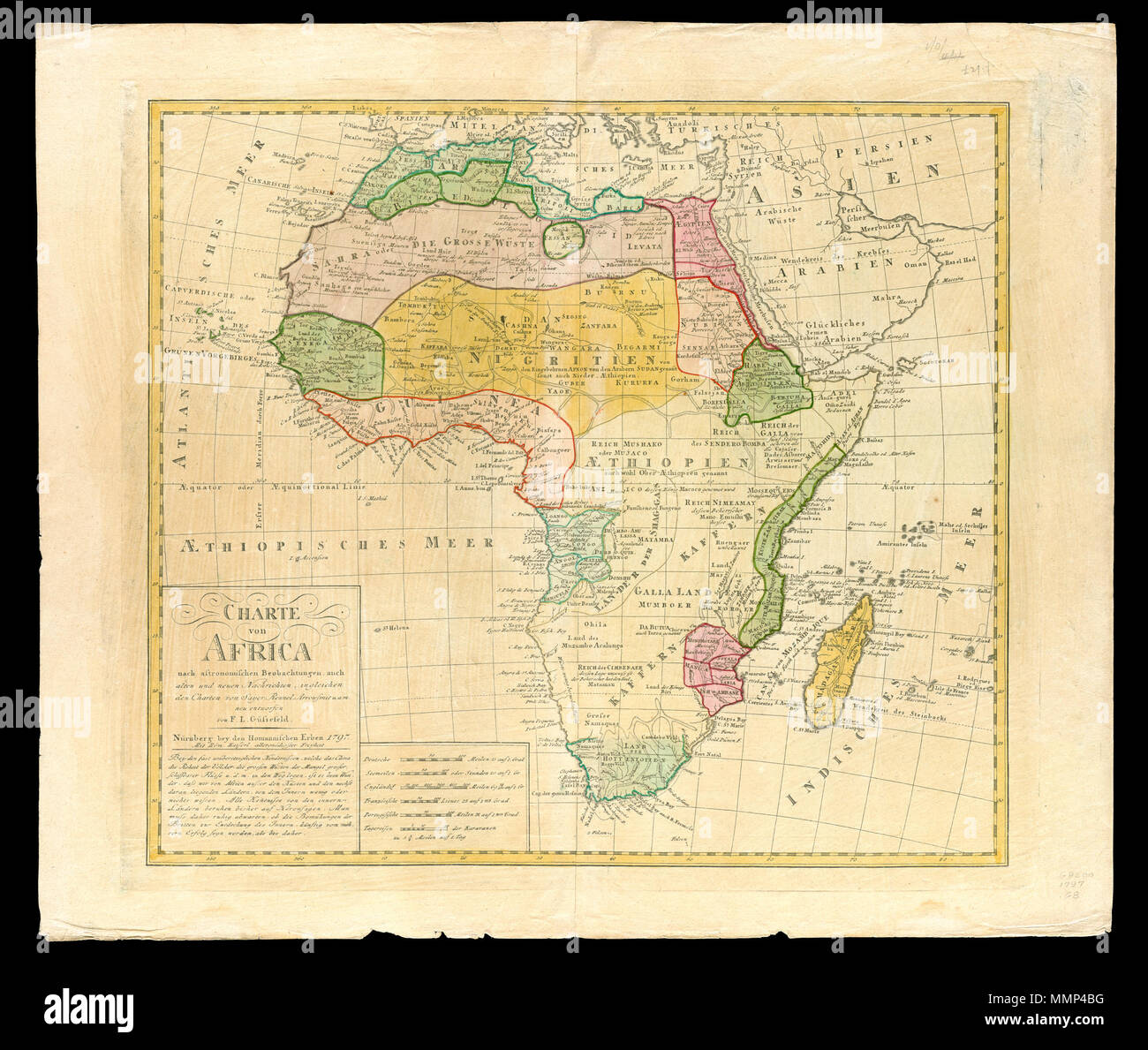 Map africa 18th century hi-res stock photography and images - Alamy