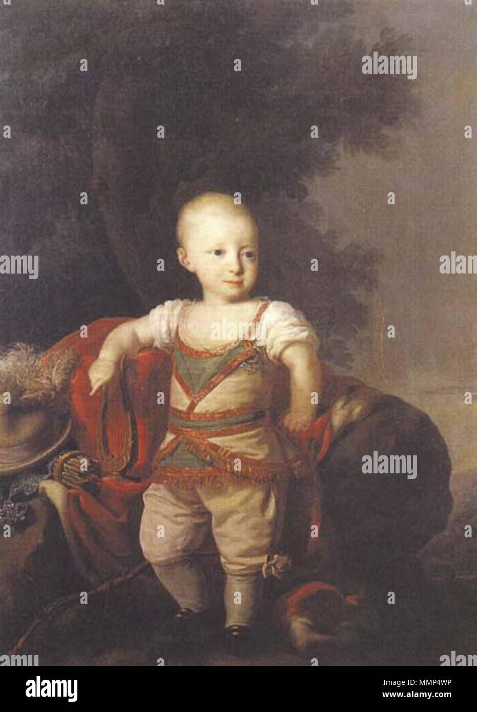 English: Grand Duke Constantine Pavlovich of Russia ???????: ?????????? ???????? . circa 1780. Constantine Pavlovich by Richard Brompton Stock Photo