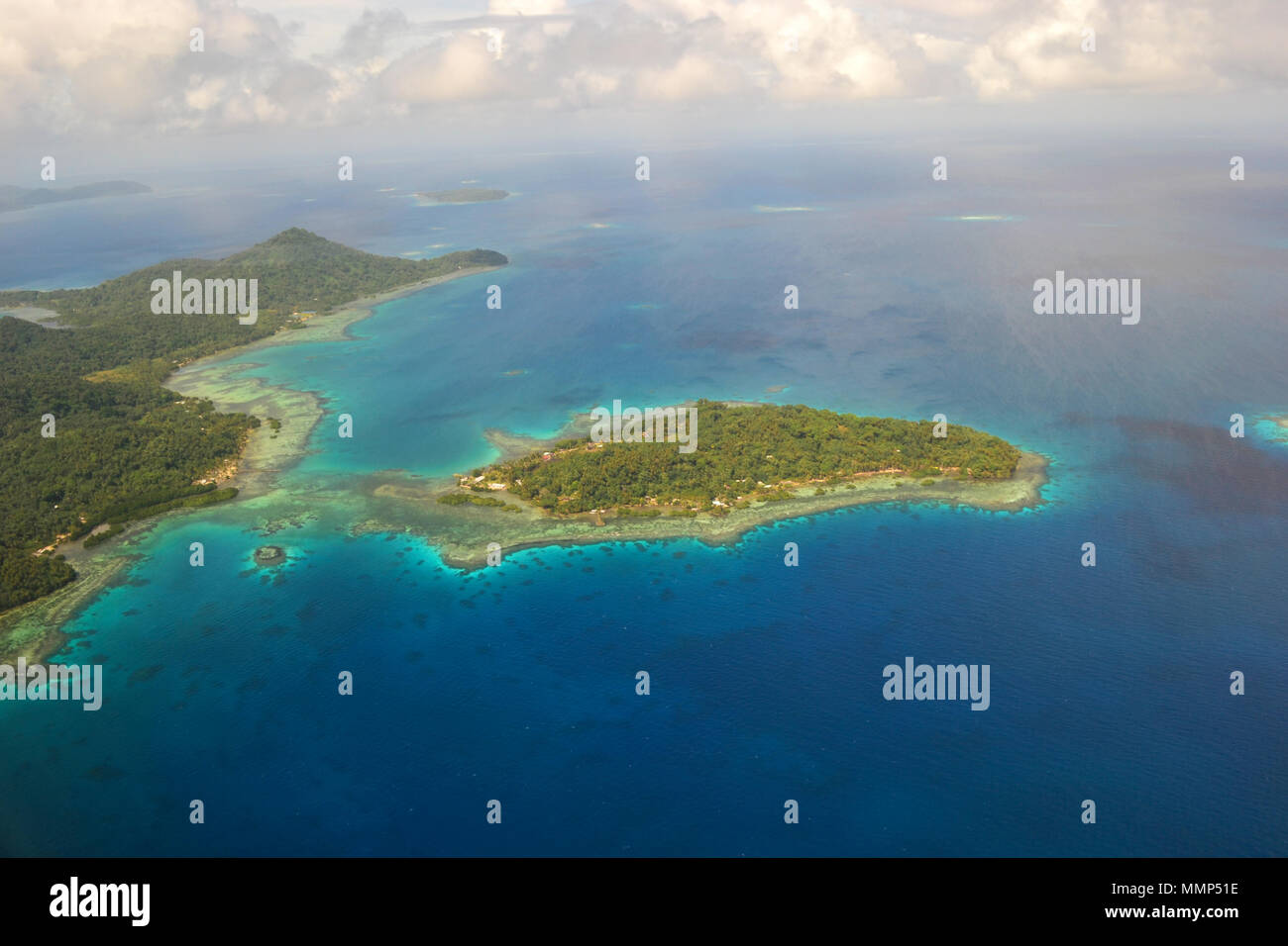 Aerial view of Chuuk, Federated States of Micronesia Stock Photo Alamy