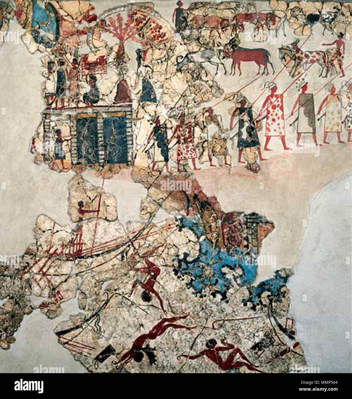 Akrotiri fresco shipwreck hi-res stock photography and images - Alamy