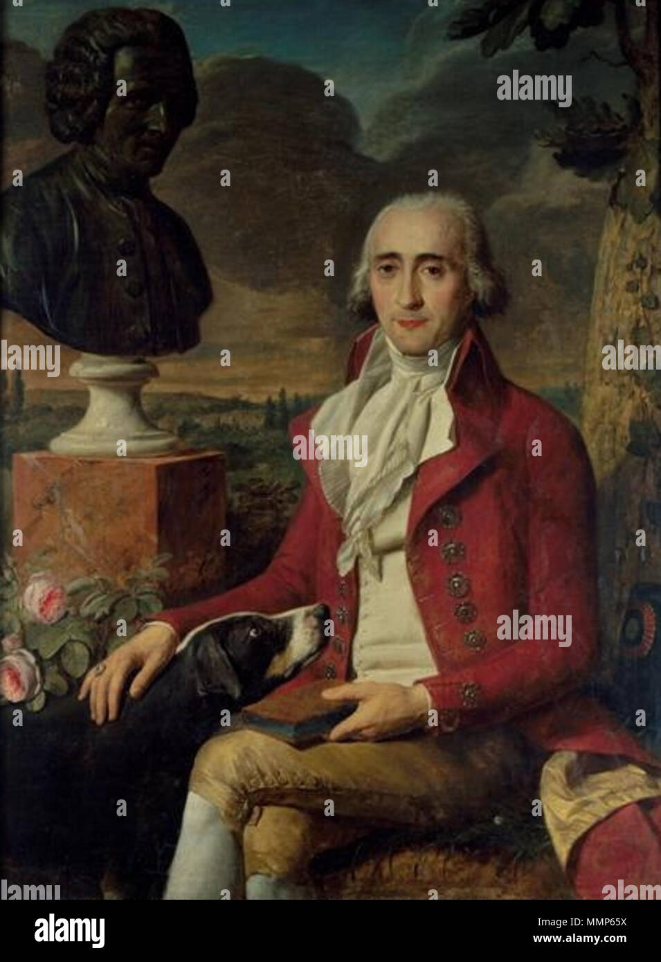 Portrait de René-Louis de Girardin - Chaalis Stock Photo - Alamy