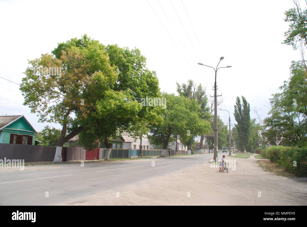 Houses in Kalach-on-Don in southern Russia Stock Photo - Alamy