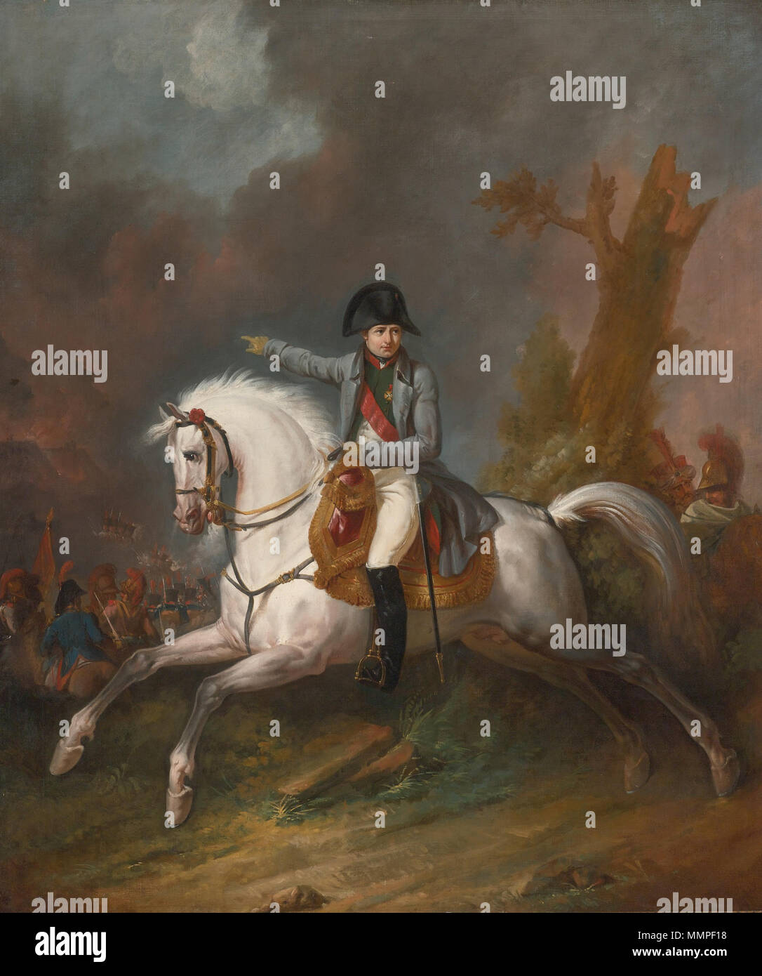 Equestrian portrait of napoleon hi-res stock photography and images - Alamy