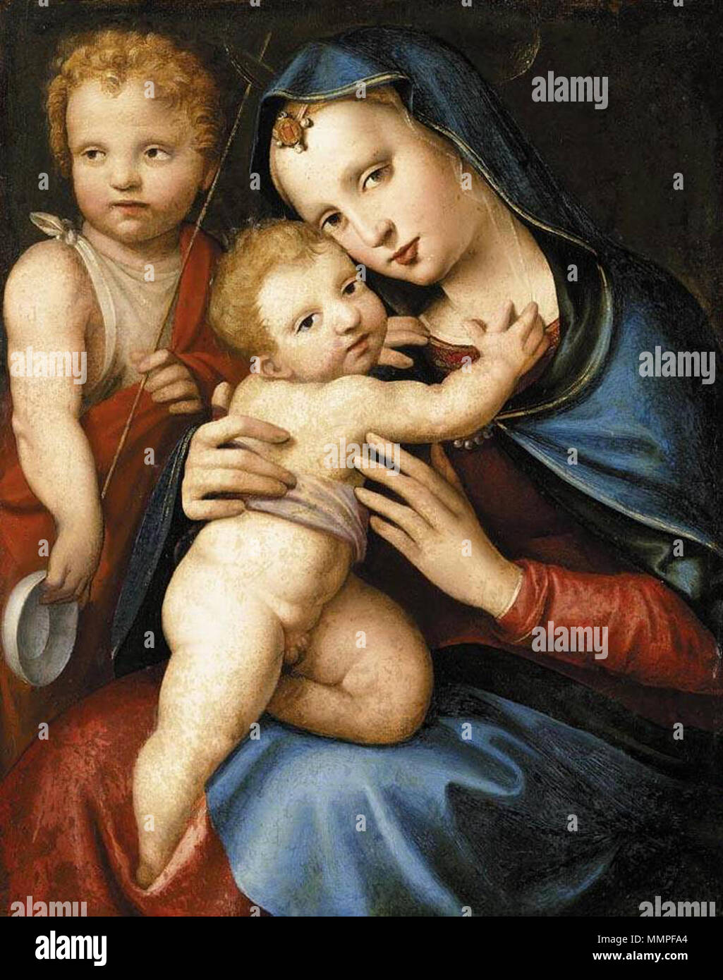Madonna and Child with the Infant St John the Baptist. circa 1524