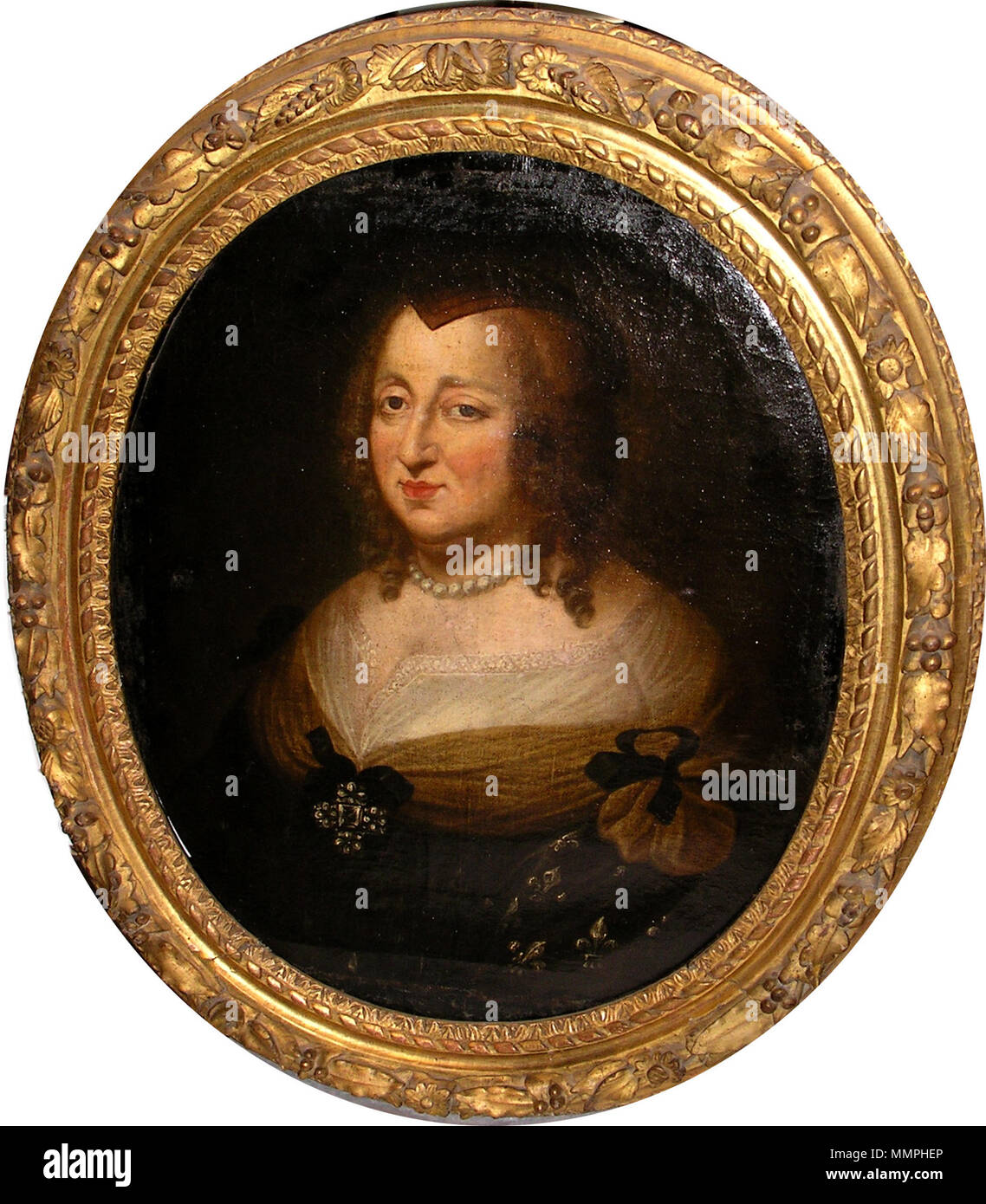 Francais Portrait De Anne Anne D Autriche After 1666 Anne Autriche Stock Photo Alamy