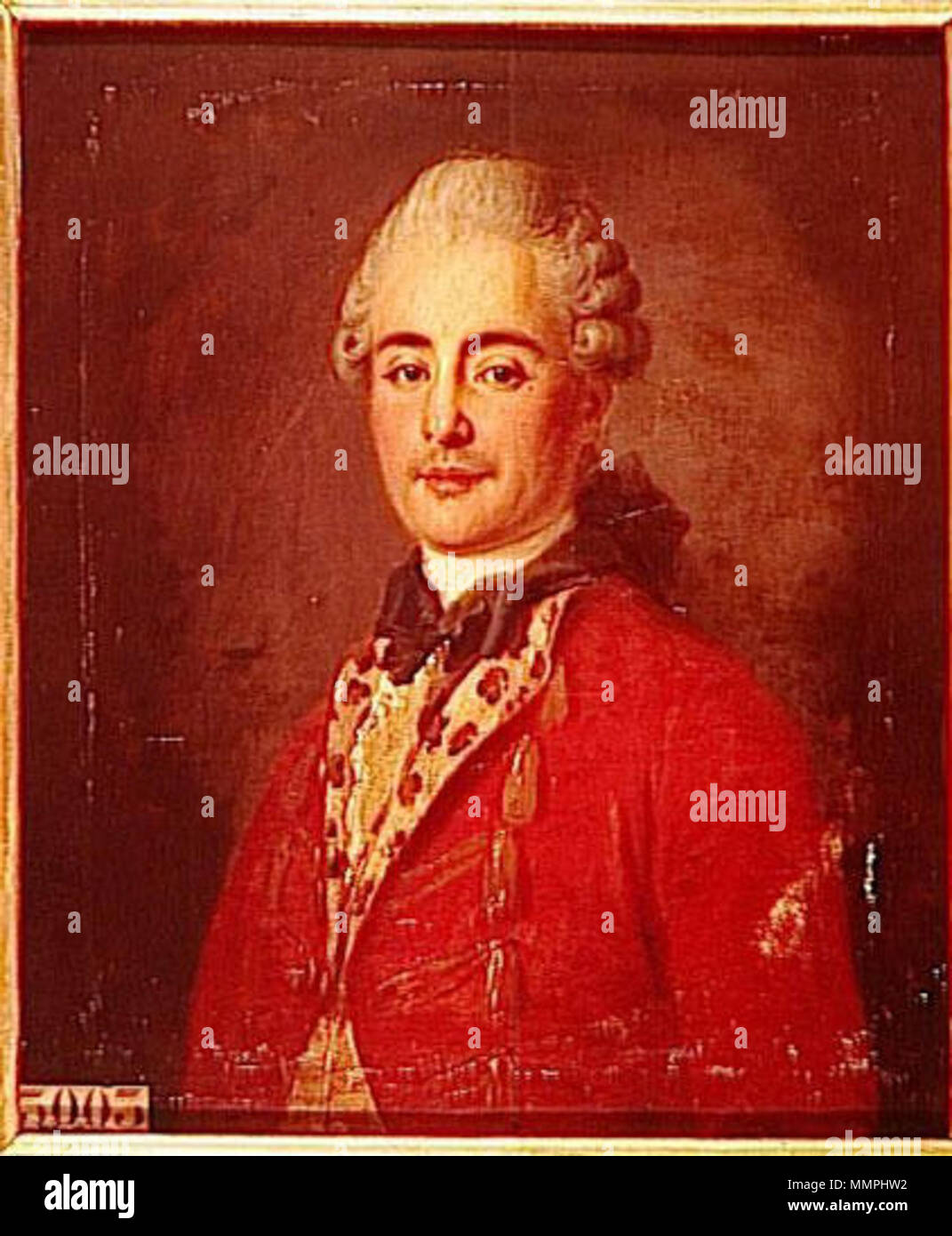 Portrait of Jean François de La Harpe (1739-1803) . 18th century. Anonimo La  Harpe Stock Photo - Alamy