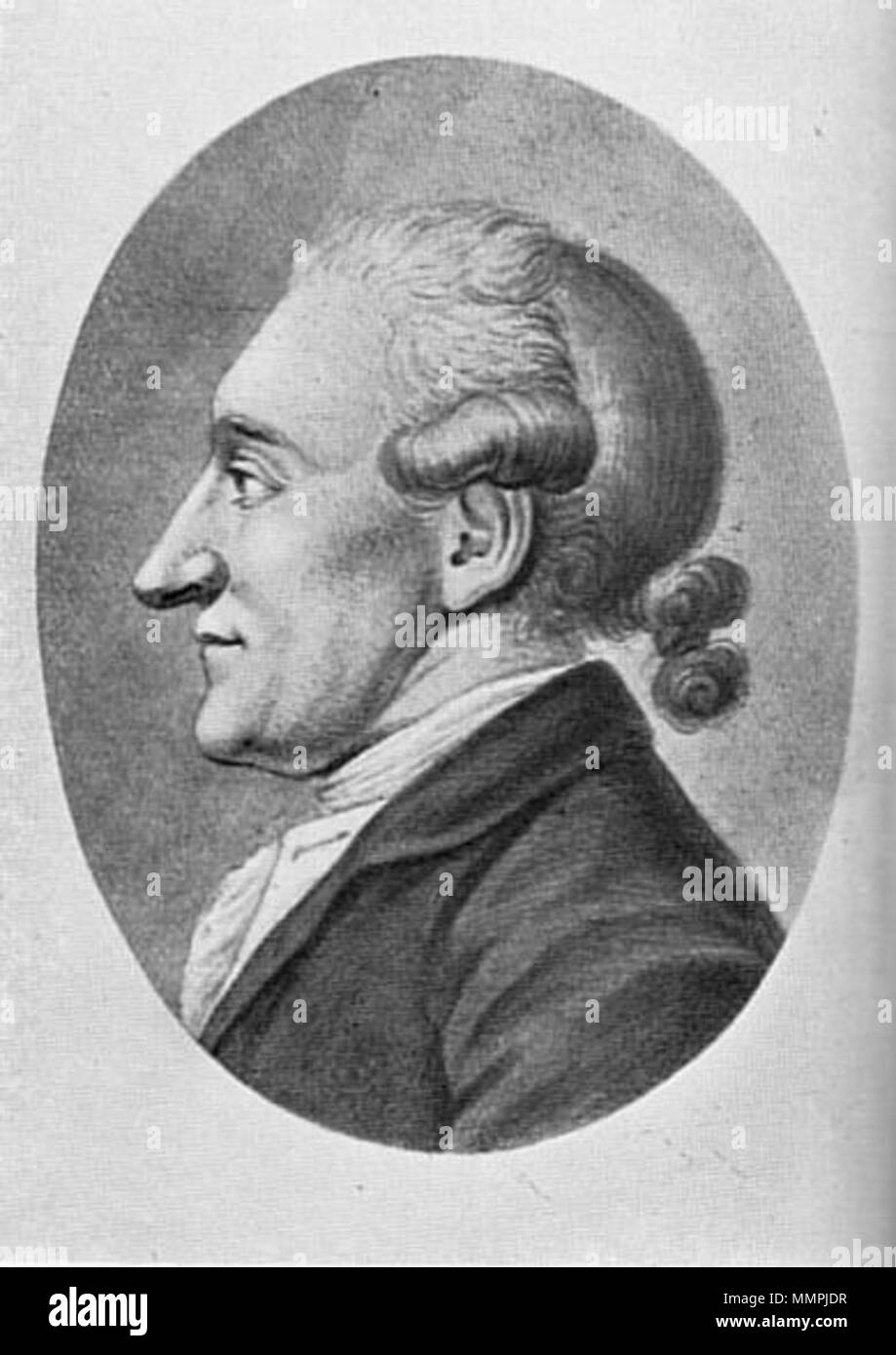 Portrait von graf friedrich leopold zu stolberg stolberg hires stock