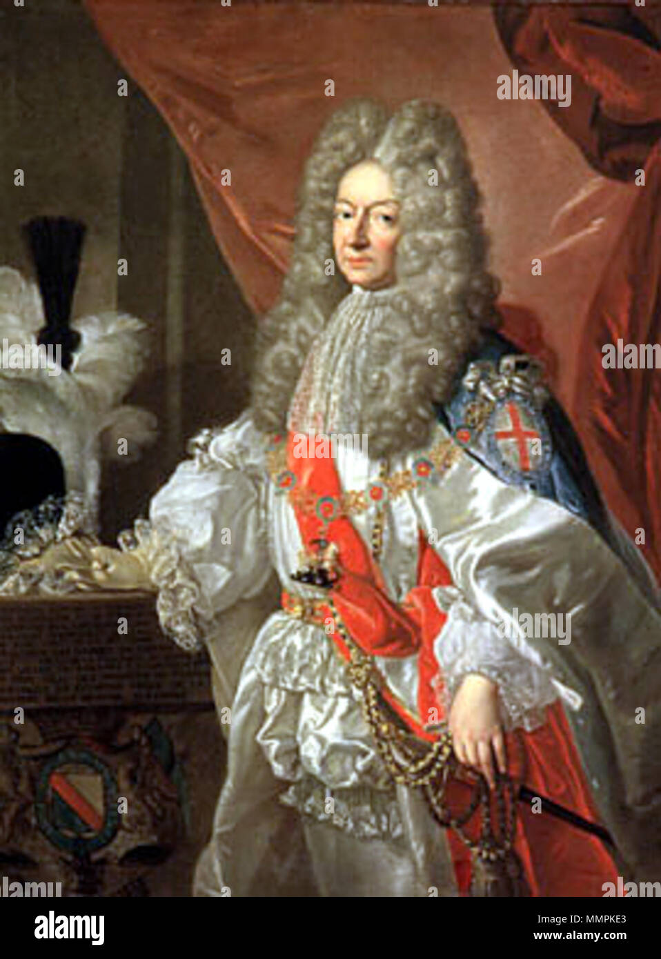 . Antoine Nompar de Caumont, duc de Lauzun (1633–1723)  . circa 1700. Antoine-caumont-de-lauzun Stock Photo