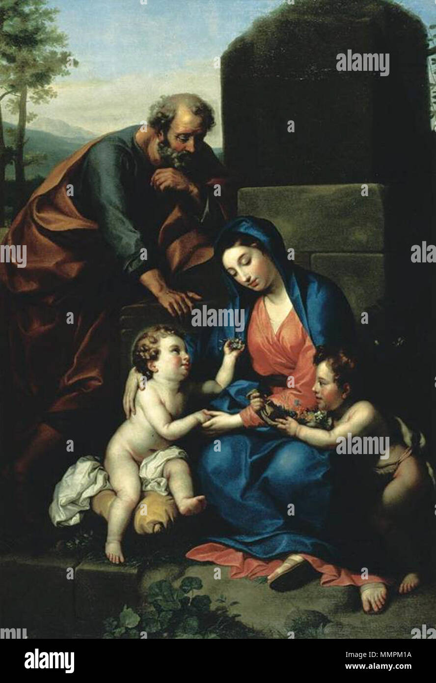 The Holy Family with the Infant St John the Baptist. 1763. Anton ...