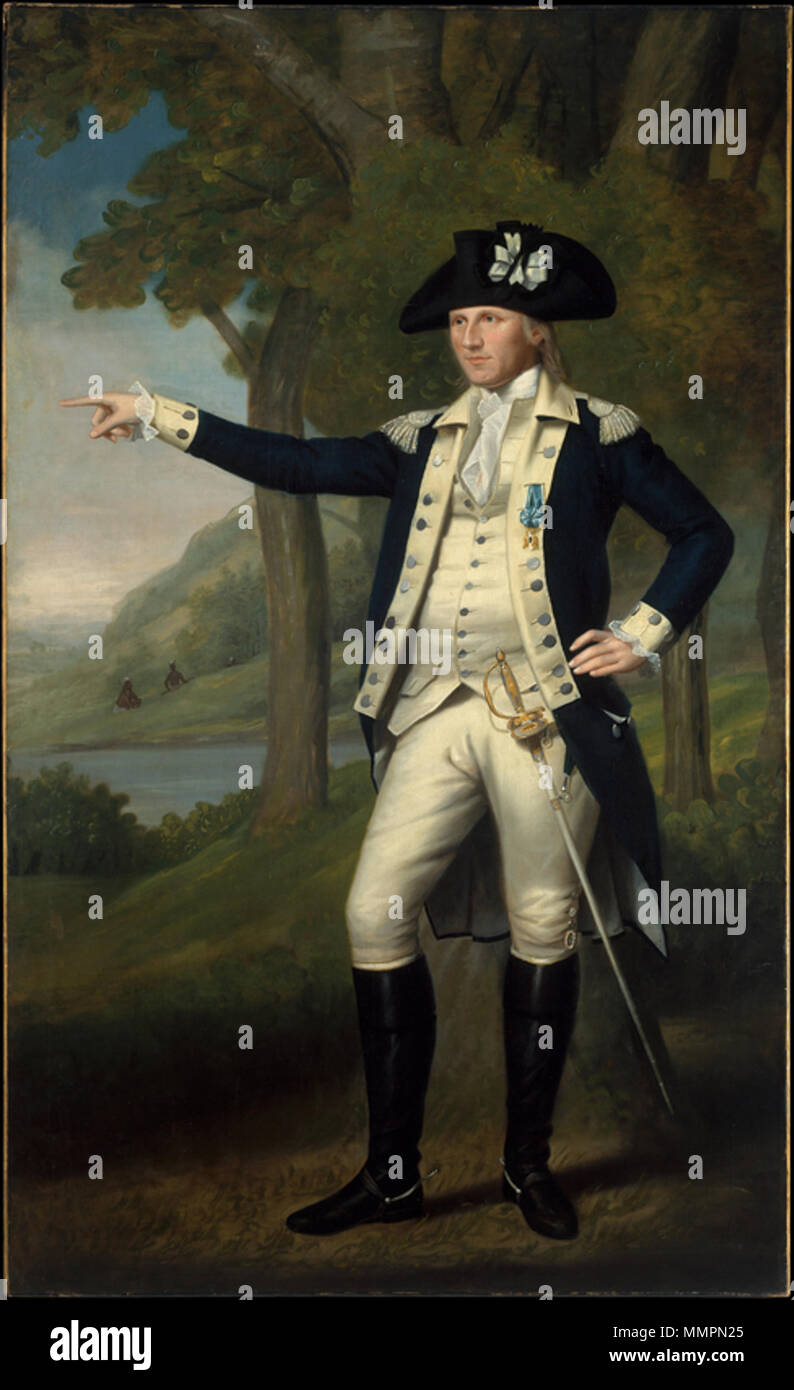 Portrait of Marinus Willett. circa 1791. Marinus Willett by Ralph Earl Stock Photo