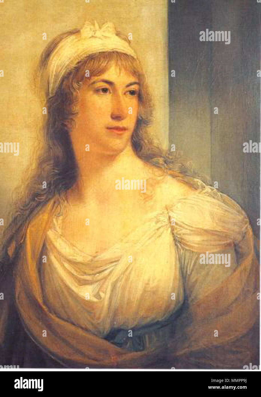 Portrait of Henrietta Ponsonby, Countess of Bessborough (1761-1821). 1793. Angelica Kauffmann, Portrait of Henrietta, Countess of Bessborough (1793) Stock Photo